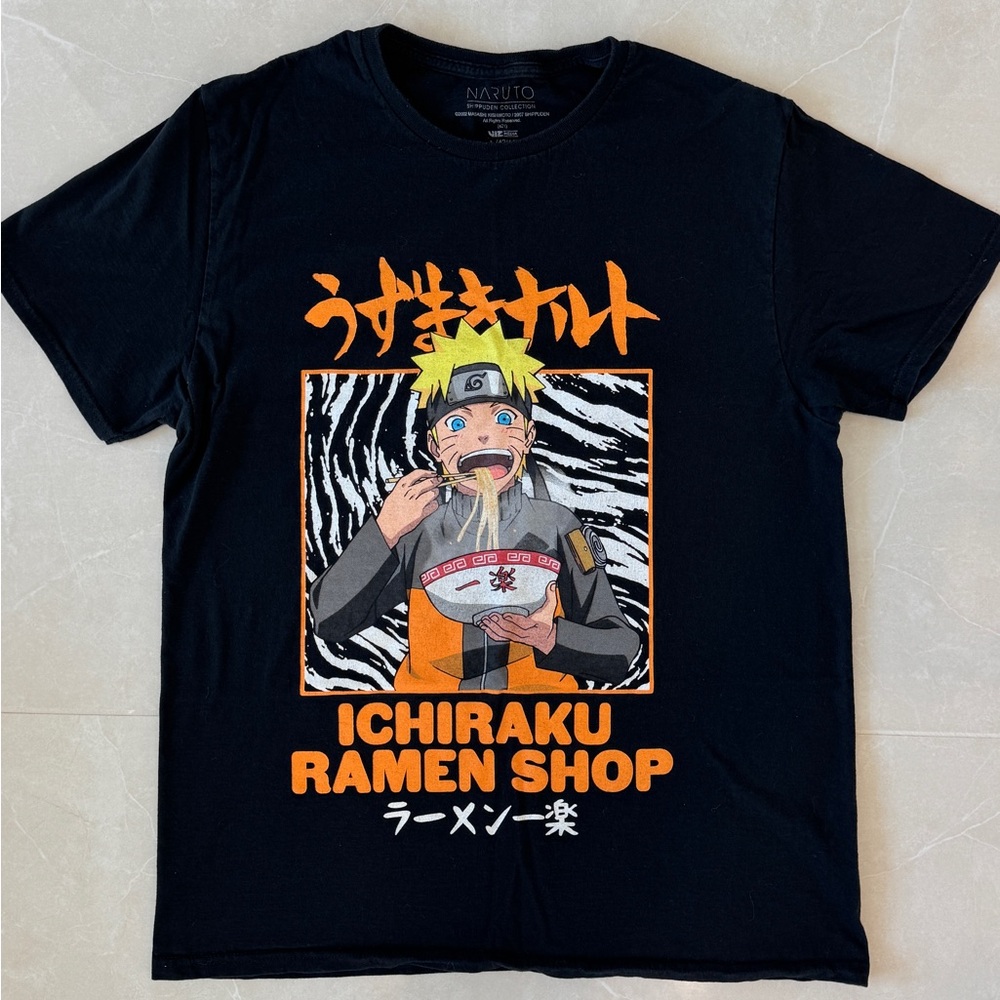 Naruto Black Graphic T-Shirt